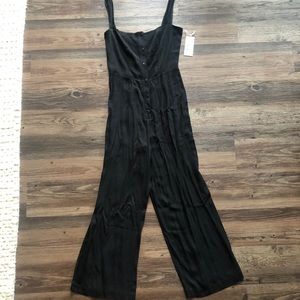 NEW Reformation black jumpsuit
